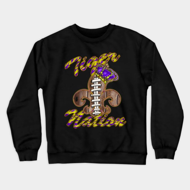 Tiger Nation Crewneck Sweatshirt by Destro